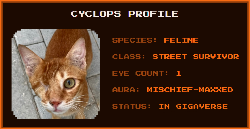 Cyclops profile card